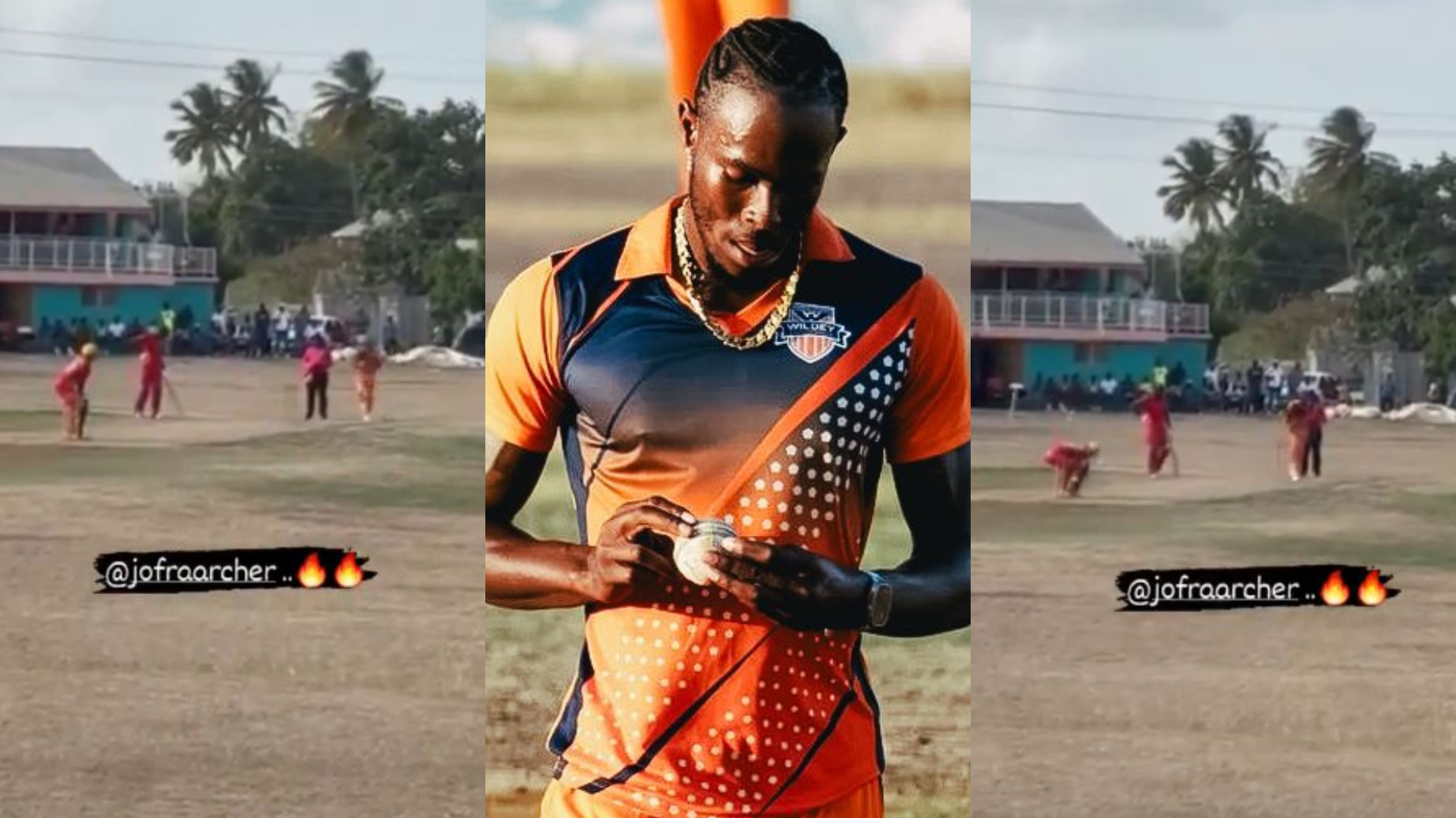 WATCH- Jofra Archer breathes fire in BCA T20 Cup game in Barbados, sends stumps cartwheeling; Fans react