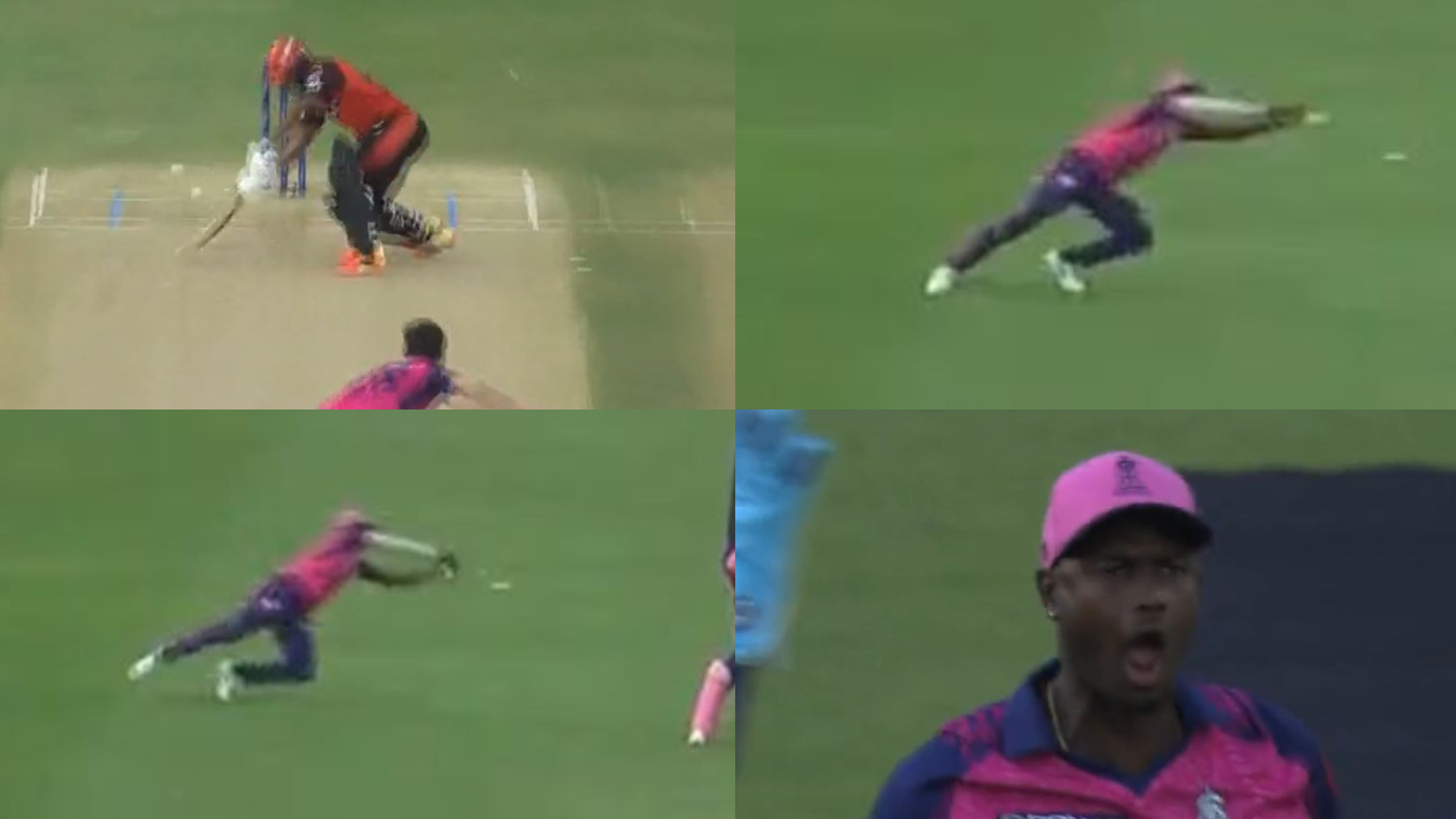 IPL 2023: WATCH- Jason Holder takes a stunning diving catch in slips to send back Rahul Tripathi  