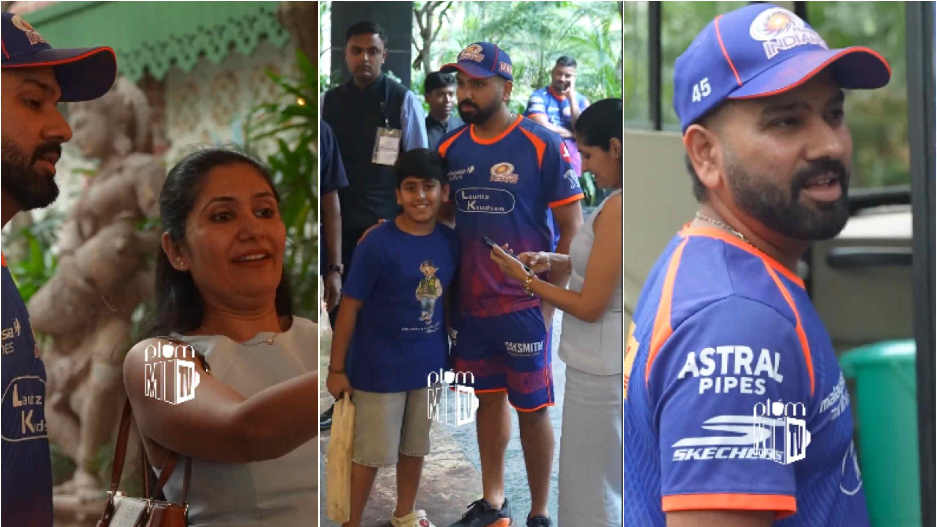 IPL 2026: WATCH – Rohit Sharma caught off guard as crazy female fan’s phone battery died while clicking selfie