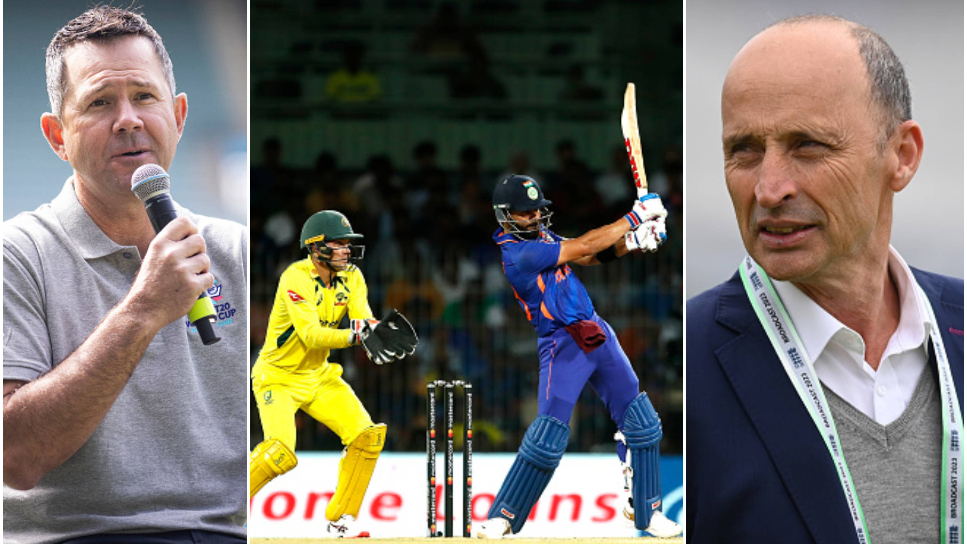 CWC 2023: “Conditions wise they’d favour India,” Ponting, Nasser Hussain react to India's WC opener vs Australia at Chepauk