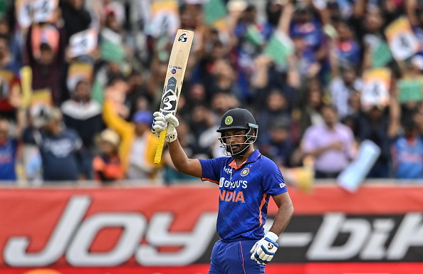 Sanju Samson scored his highest T20I score of 77 in 2nd T20I vs Ireland | Getty