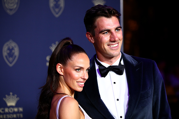 Pat Cummins with fiance Becky Boston | Getty