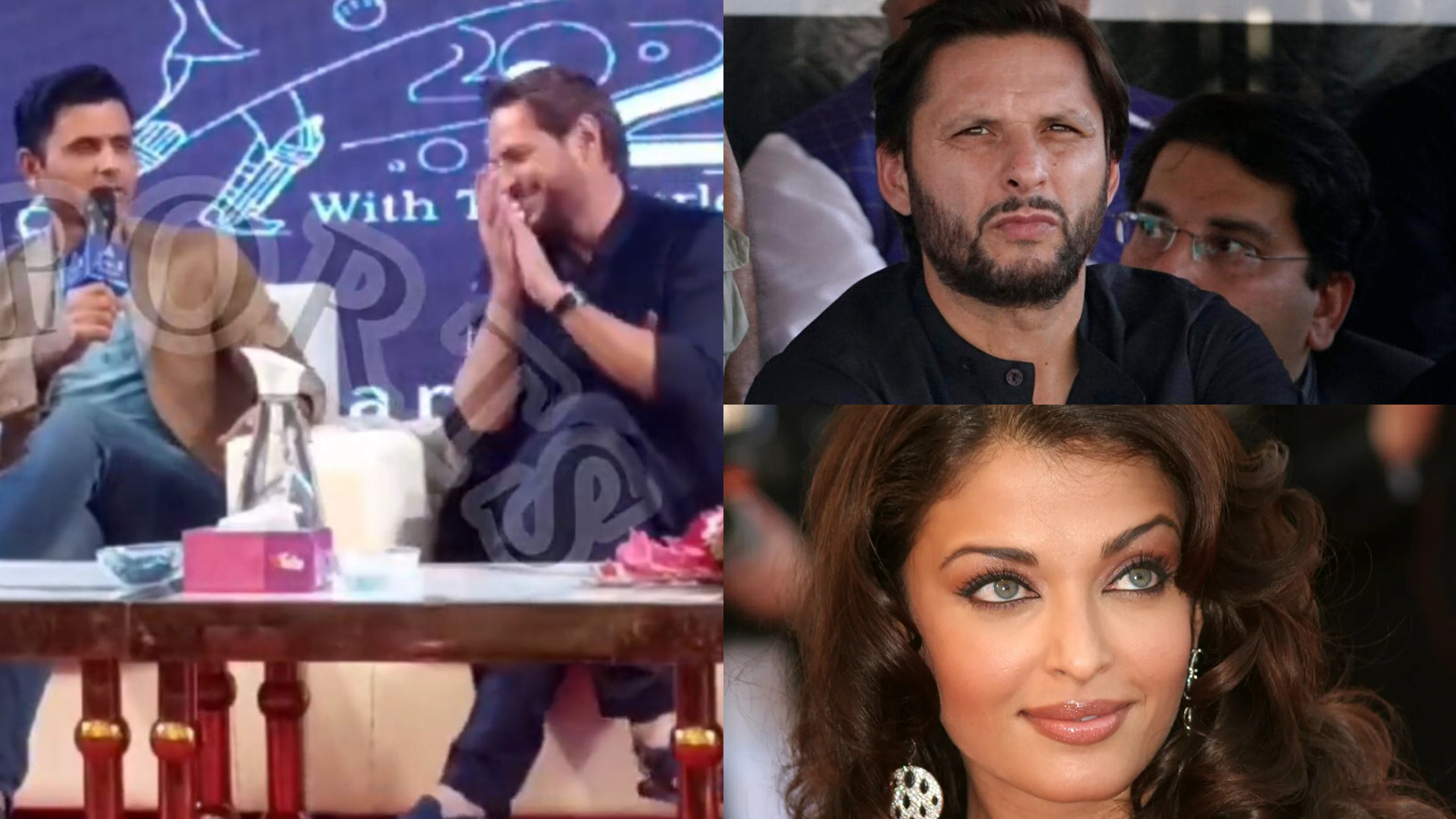 WATCH- “I will just text him to apologize”- Shahid Afridi on Abdul Razzaq’s indecent comment on Aishwarya Rai