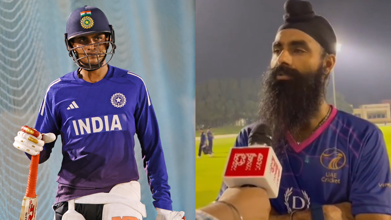 Shubman Gill and Simranjeet Singh | BCCI/PTI