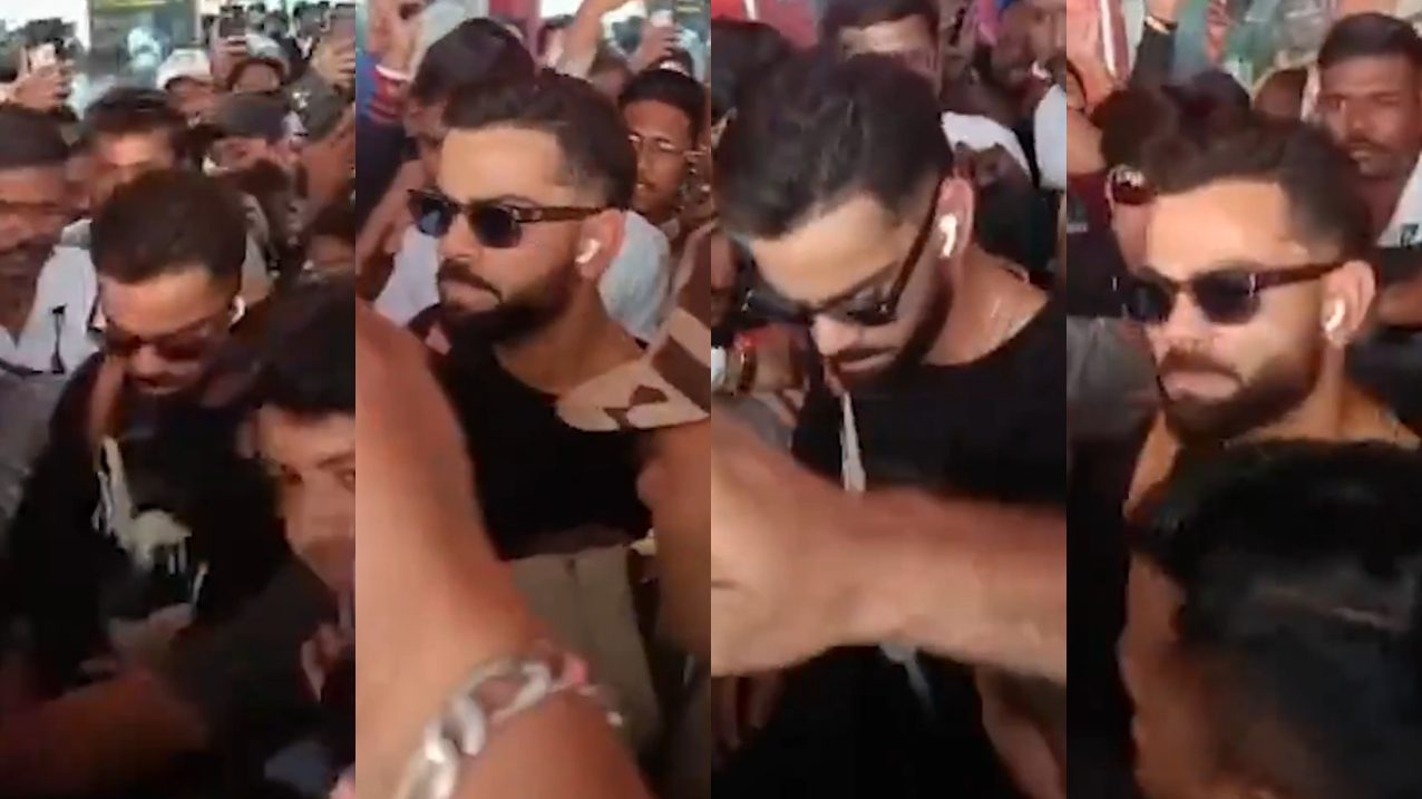 Virat Kohli craze at the Baroda airport | Instagram