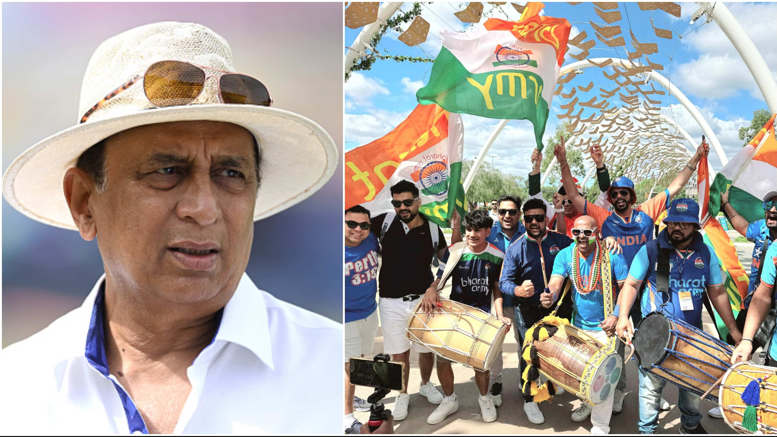 “They probably don’t understand the value,” Sunil Gavaskar slams Bharat Army over texts written on Indian flag