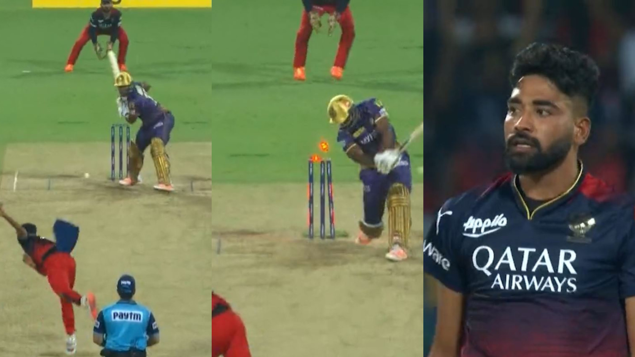 IPL 2023: WATCH- Mohammed Siraj’s scorching yorker disturbs Andre Russell’s timber  