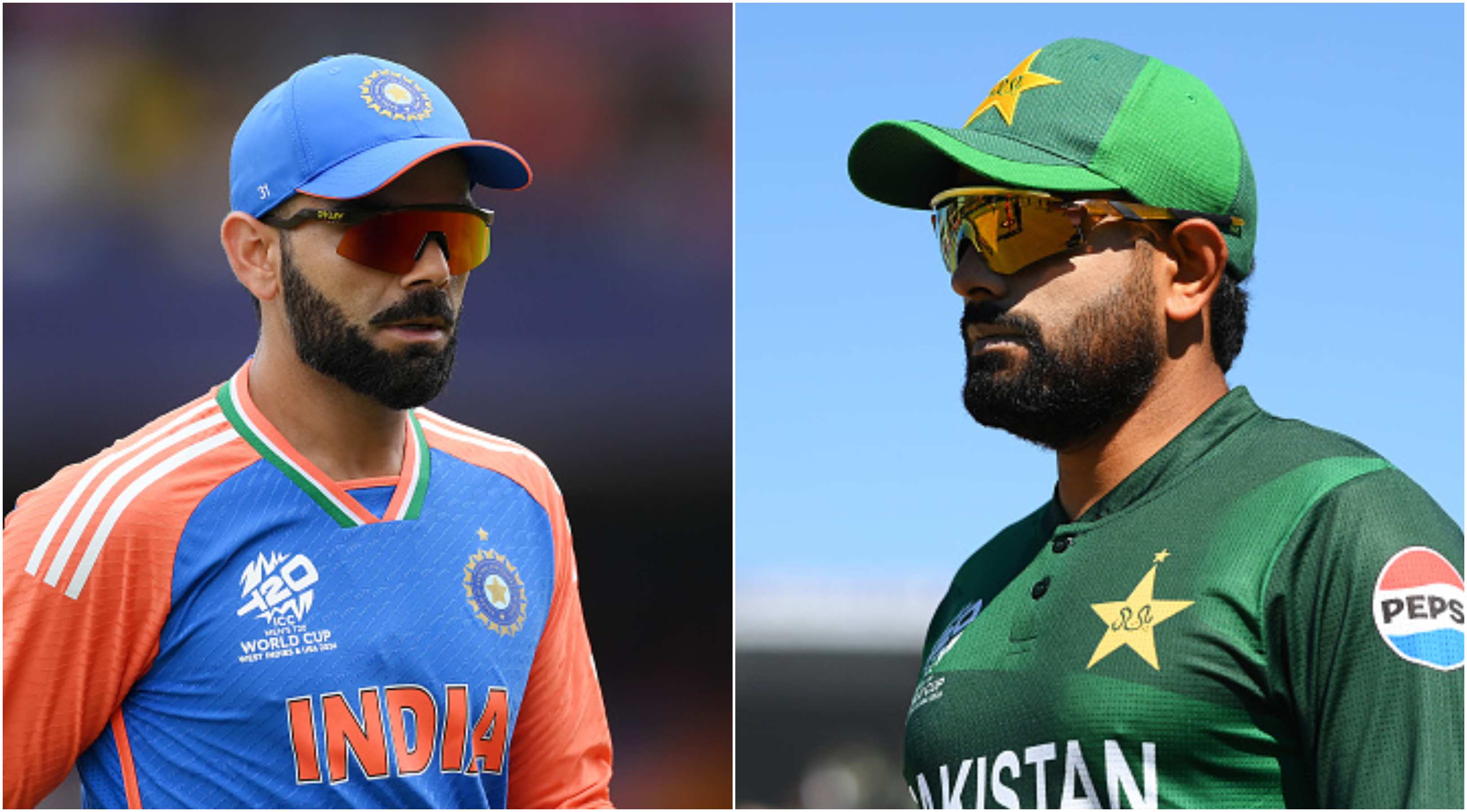 Virat Kohli and Babar Azam | Getty