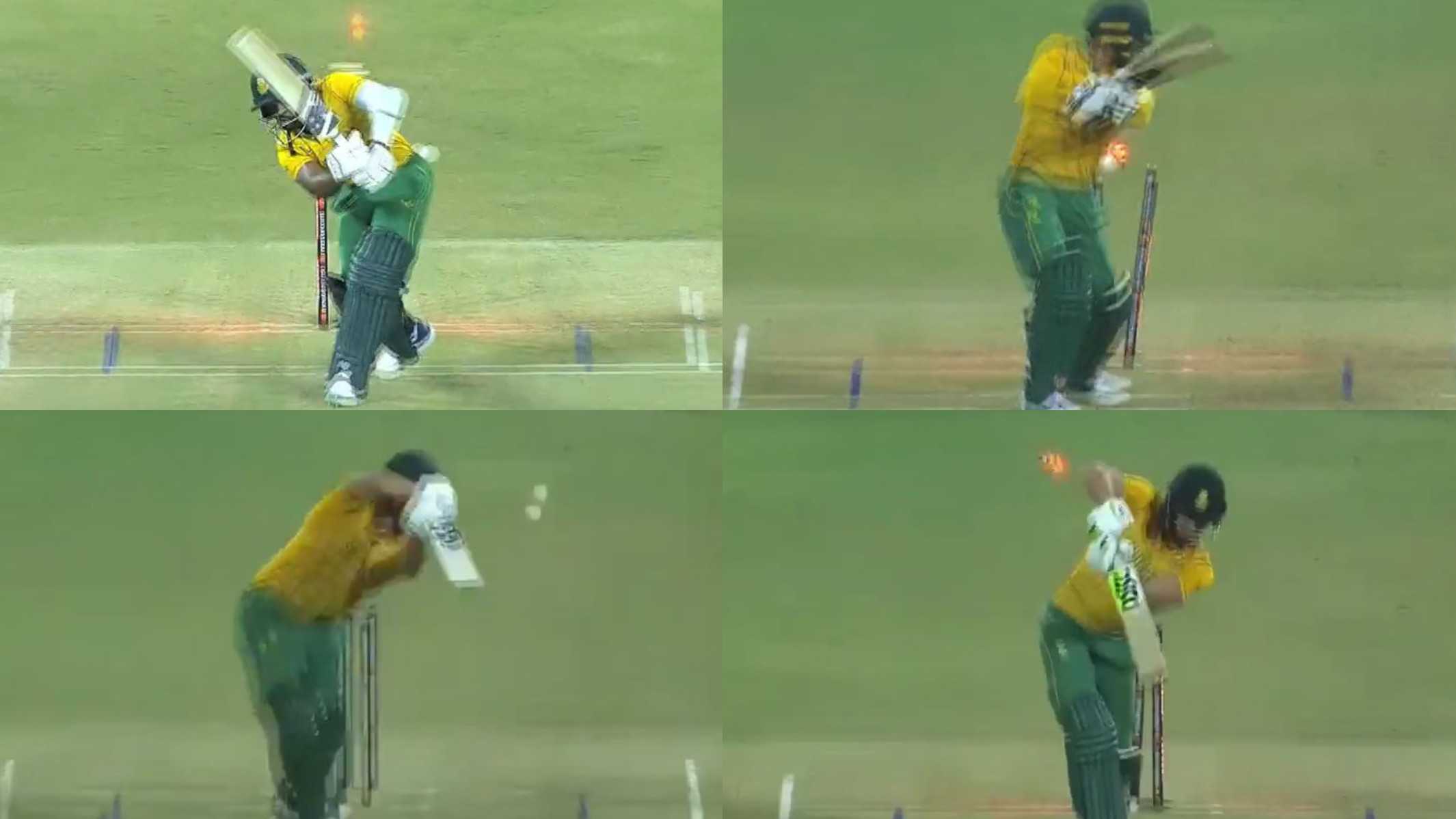 IND v SA 2022: WATCH- Arshdeep Singh and Deepak Chahar reduce South Africa to 9/5 in 2.3 overs in 1st T20I