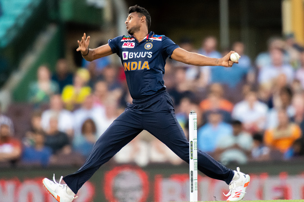 T Natarajan managed 8 wickets in his debut white-ball series in Australia | Getty Images