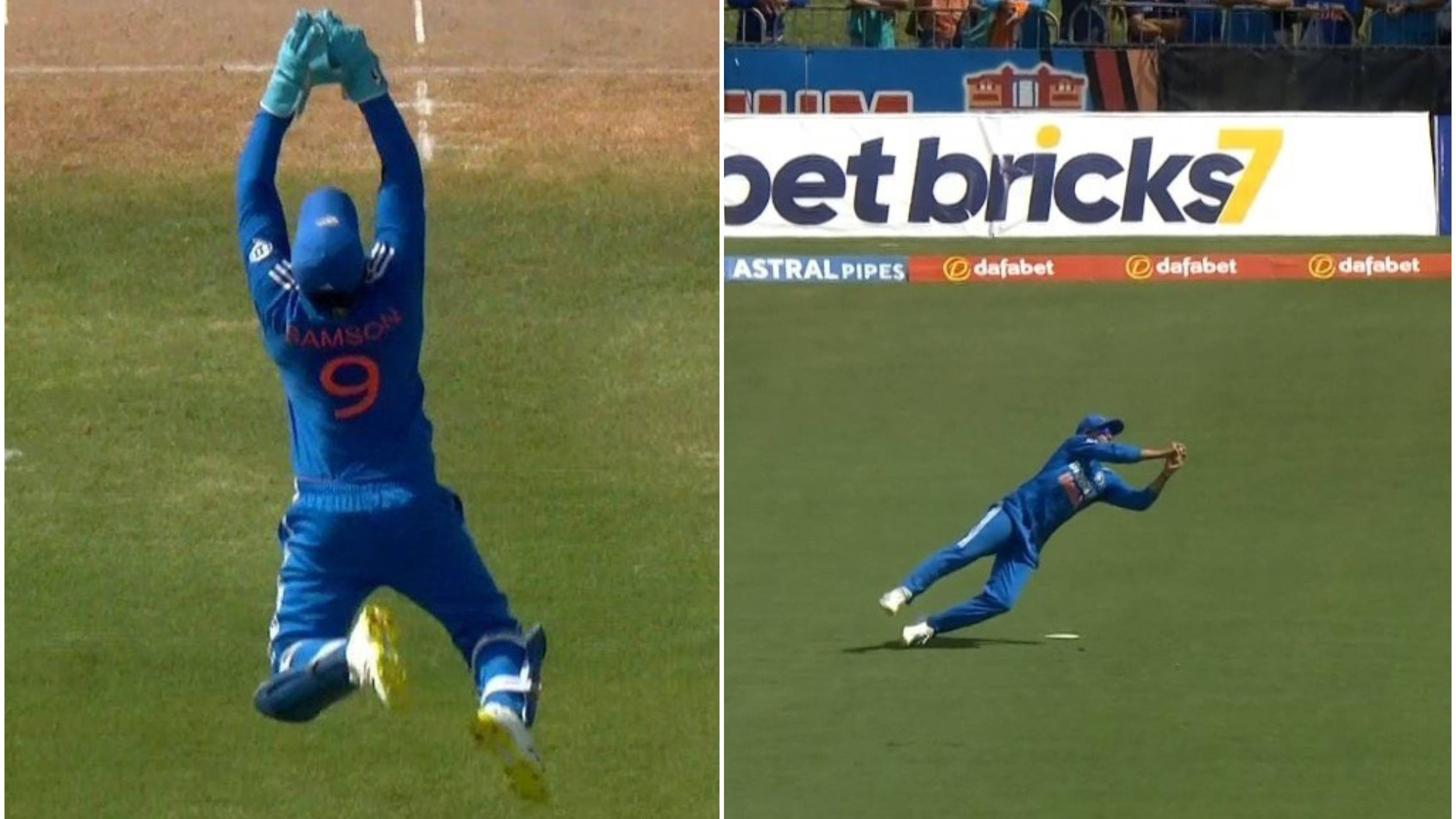 WI v IND 2023: WATCH – Sanju Samson, Kuldeep Yadav grab stunning catches to dismiss Kyle Mayers and Brandon King