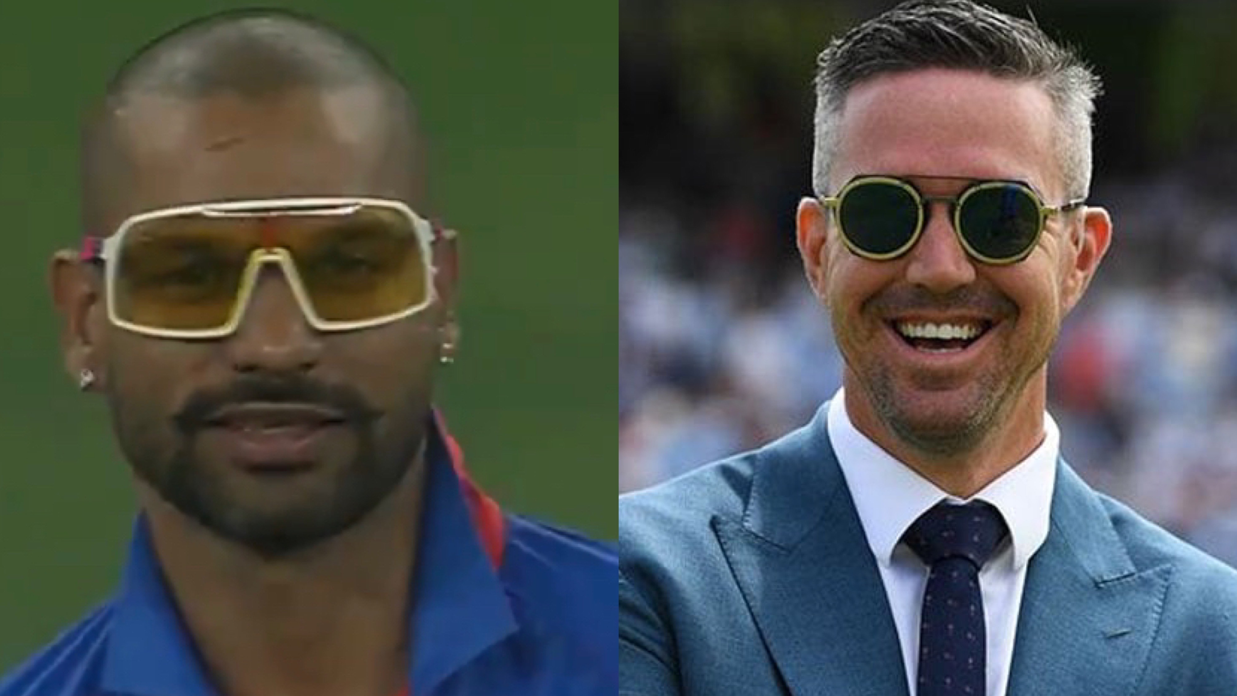 IPL 2020: Kevin Pietersen and Twitterati react hilariously to Shikhar Dhawan's wacky glasses