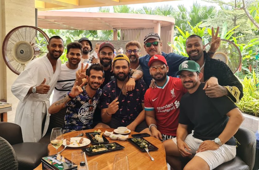 Team India had a day off after winning first ODI | Ravi Shastri Twitter 