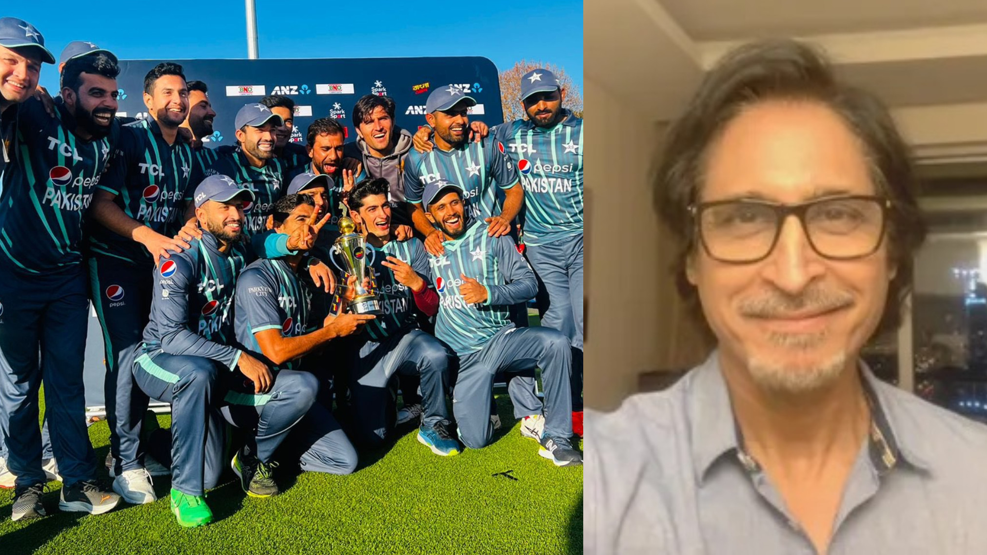 “Method, flair and temperament!”- Ramiz Raja reacts as Pakistan beats New Zealand in final to win T20I tri-series