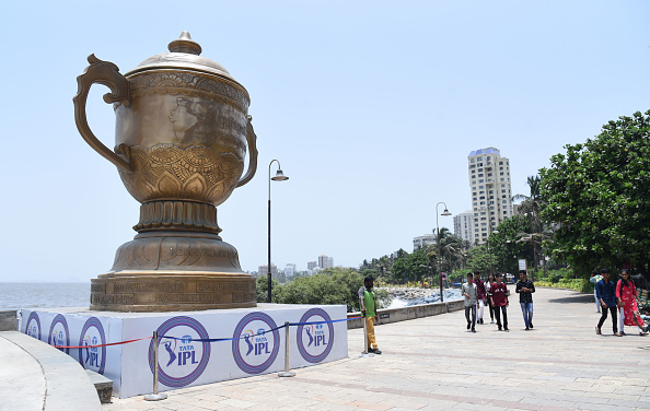 Indian Premier League (IPL) Trophy installed in Mumbai| Getty