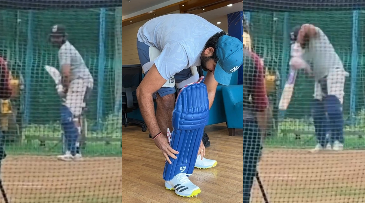 Rohit Sharma in action in prep for Australia tour | X/Instagram