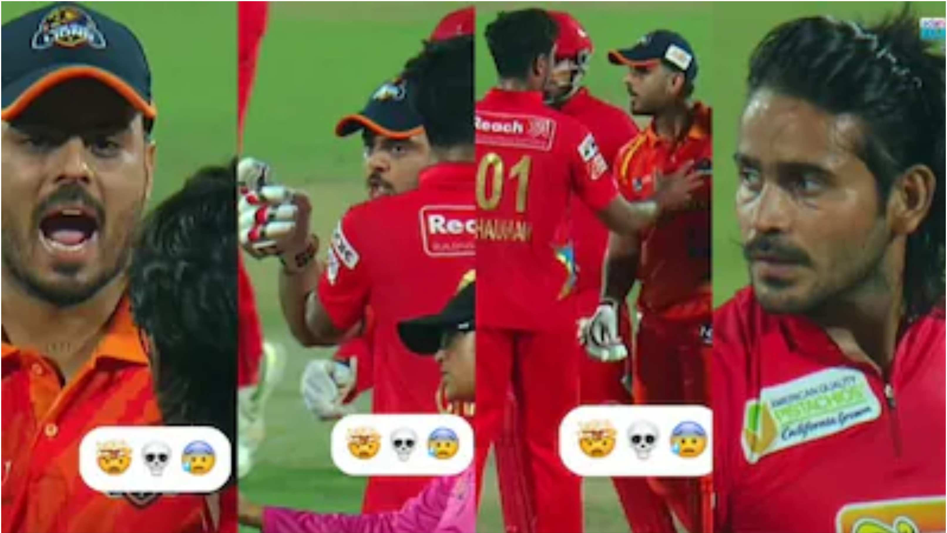 WATCH: Nitish Rana, Digvesh Rathi engage in heated altercation as DPL 2025 Eliminator turns ugly with brawls