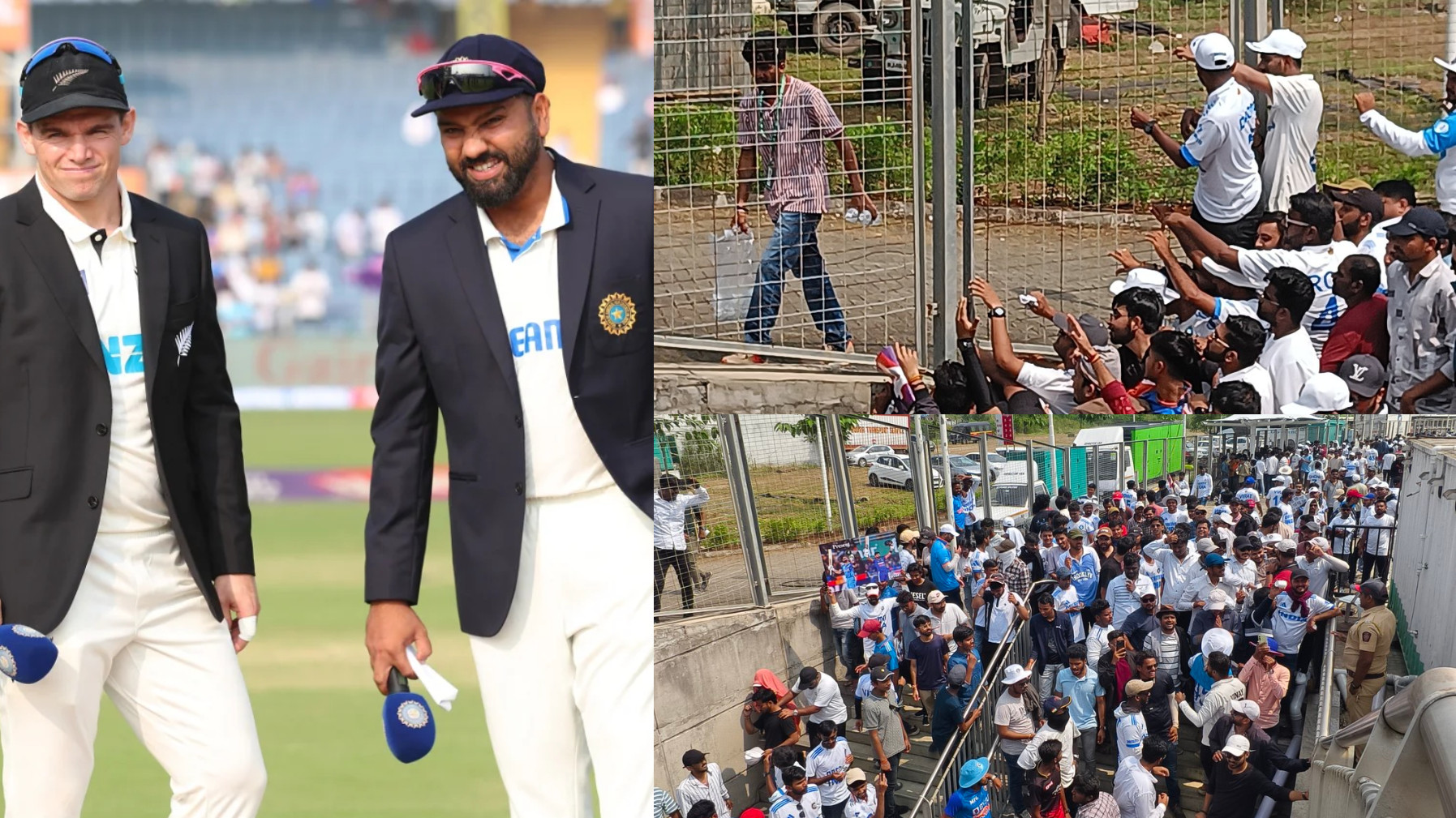 IND v NZ 2024: 'Haaye haaye MCA, paani do'- Fans protest in sweltering heat due to lack of drinking water in Pune stadium