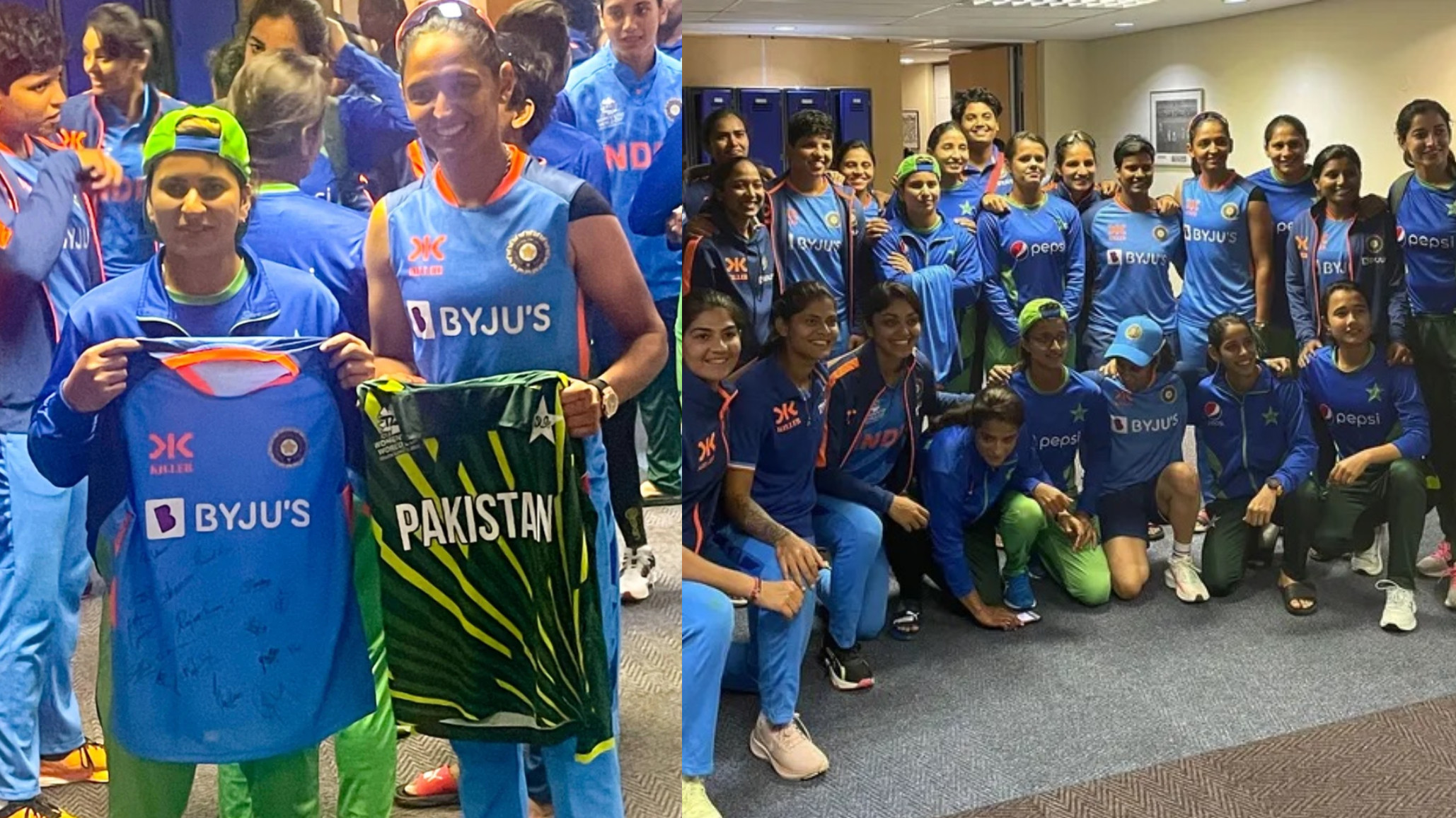 WATCH- India and Pakistan women’s players interact and laugh after T20 World Cup 2023 encounter