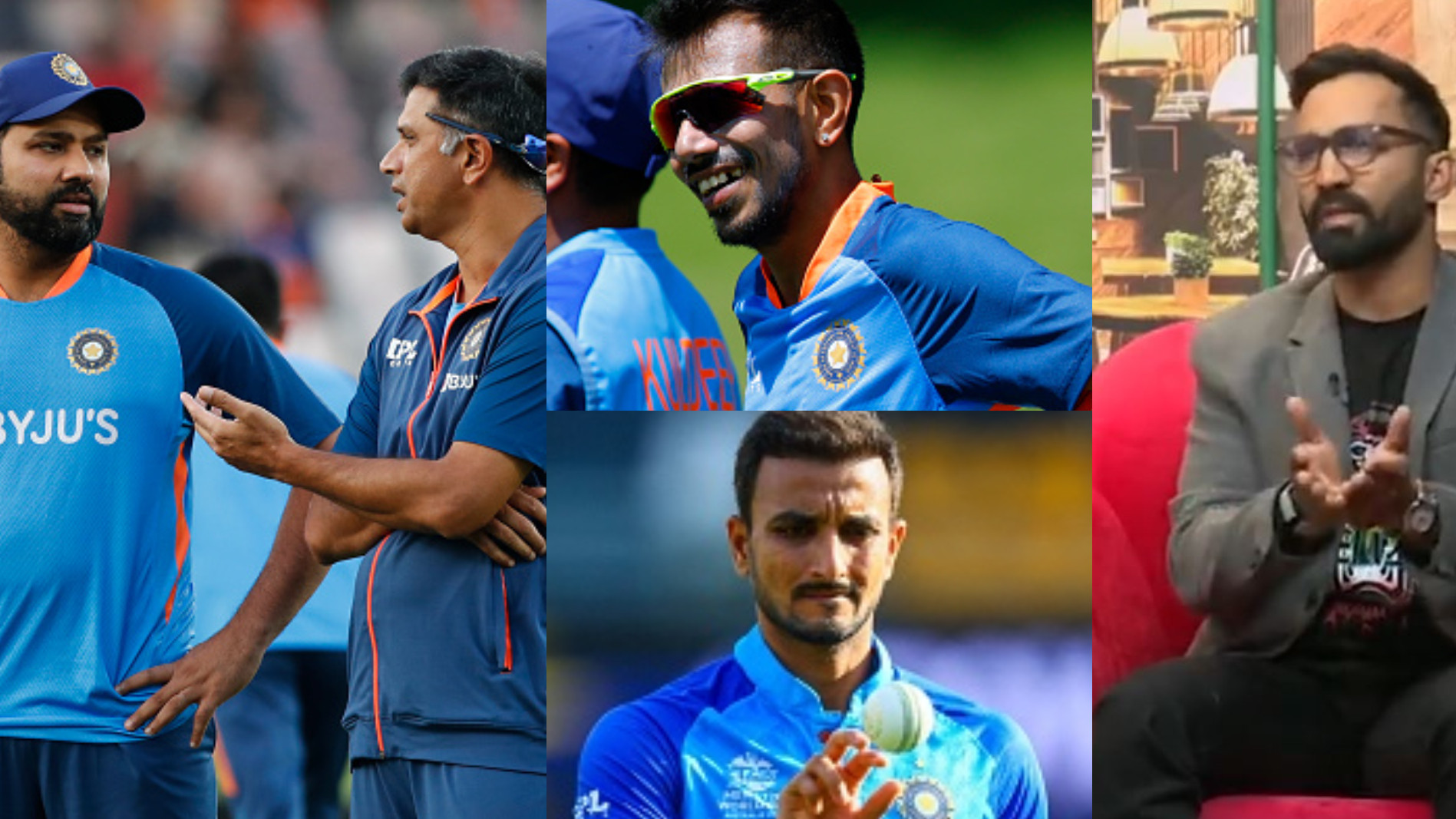 Rohit and Dravid made Chahal and Harshal feel secure ahead of T20 World Cup- Dinesh Karthik