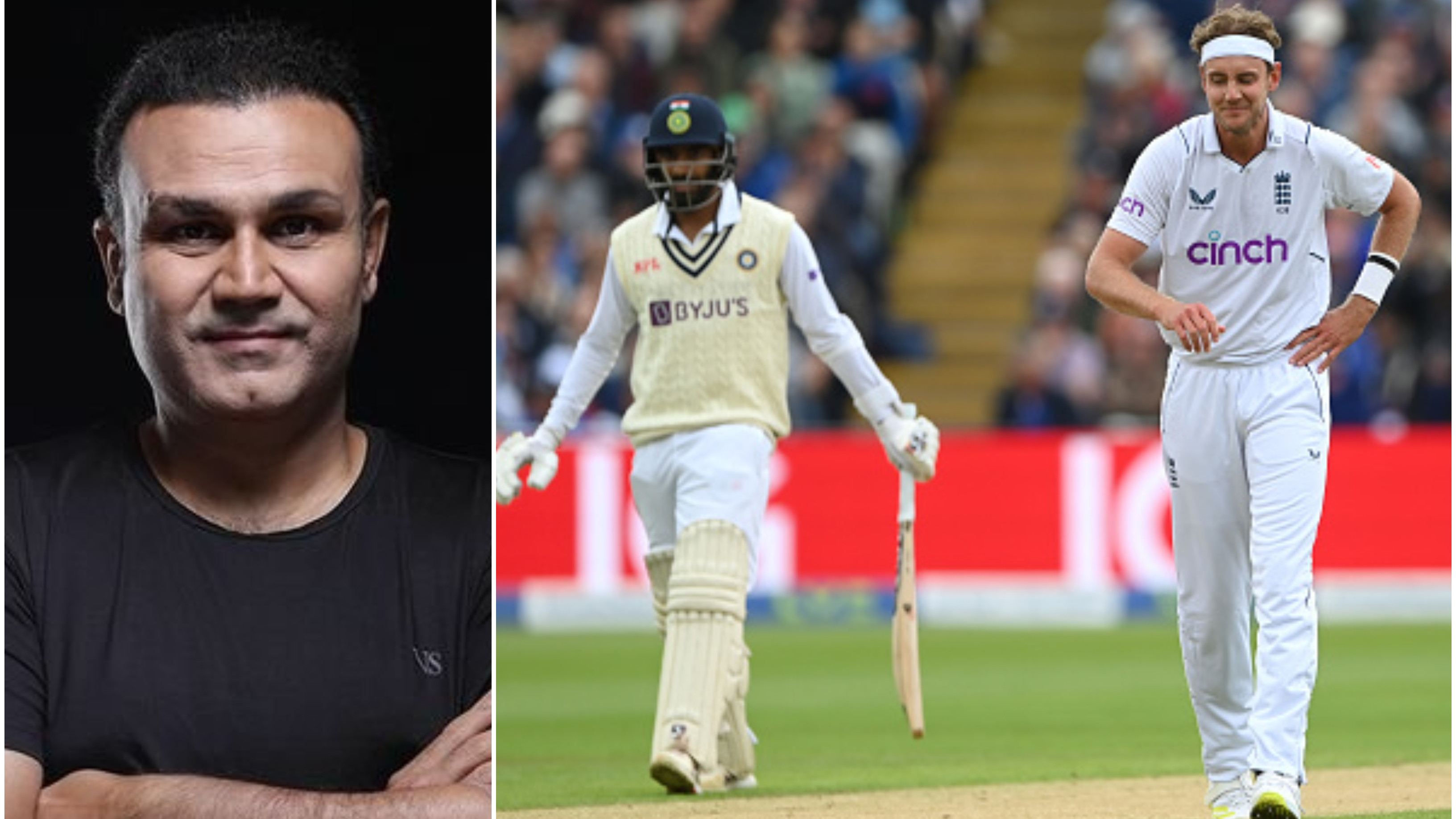 ENG v IND 2022: Sehwag shares a hilarious meme to roast Stuart Broad as England pacer concedes 35 runs in an over 