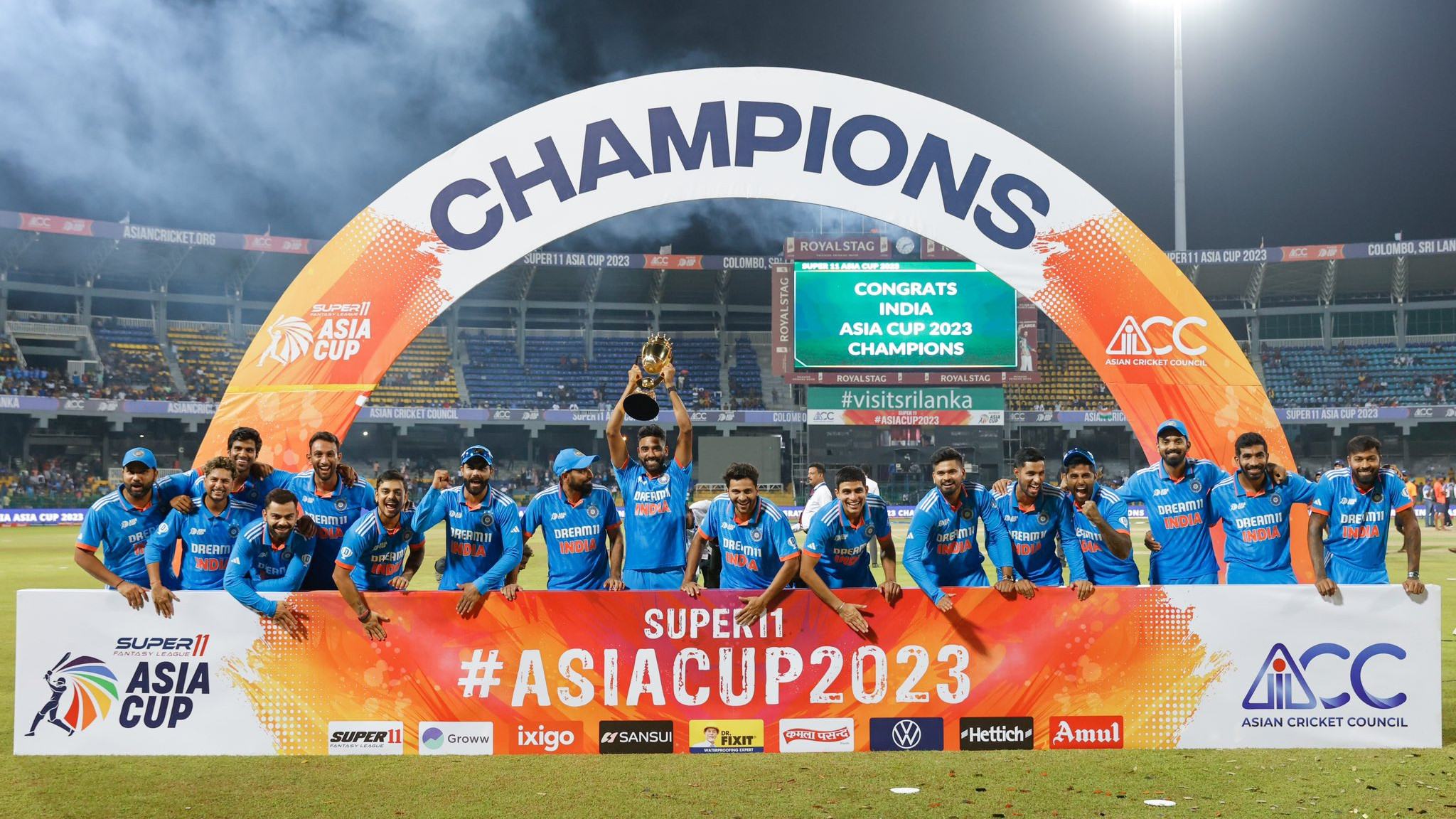 Asia Cup 2023: Team India members celebrate Asia Cup triumph on social media
