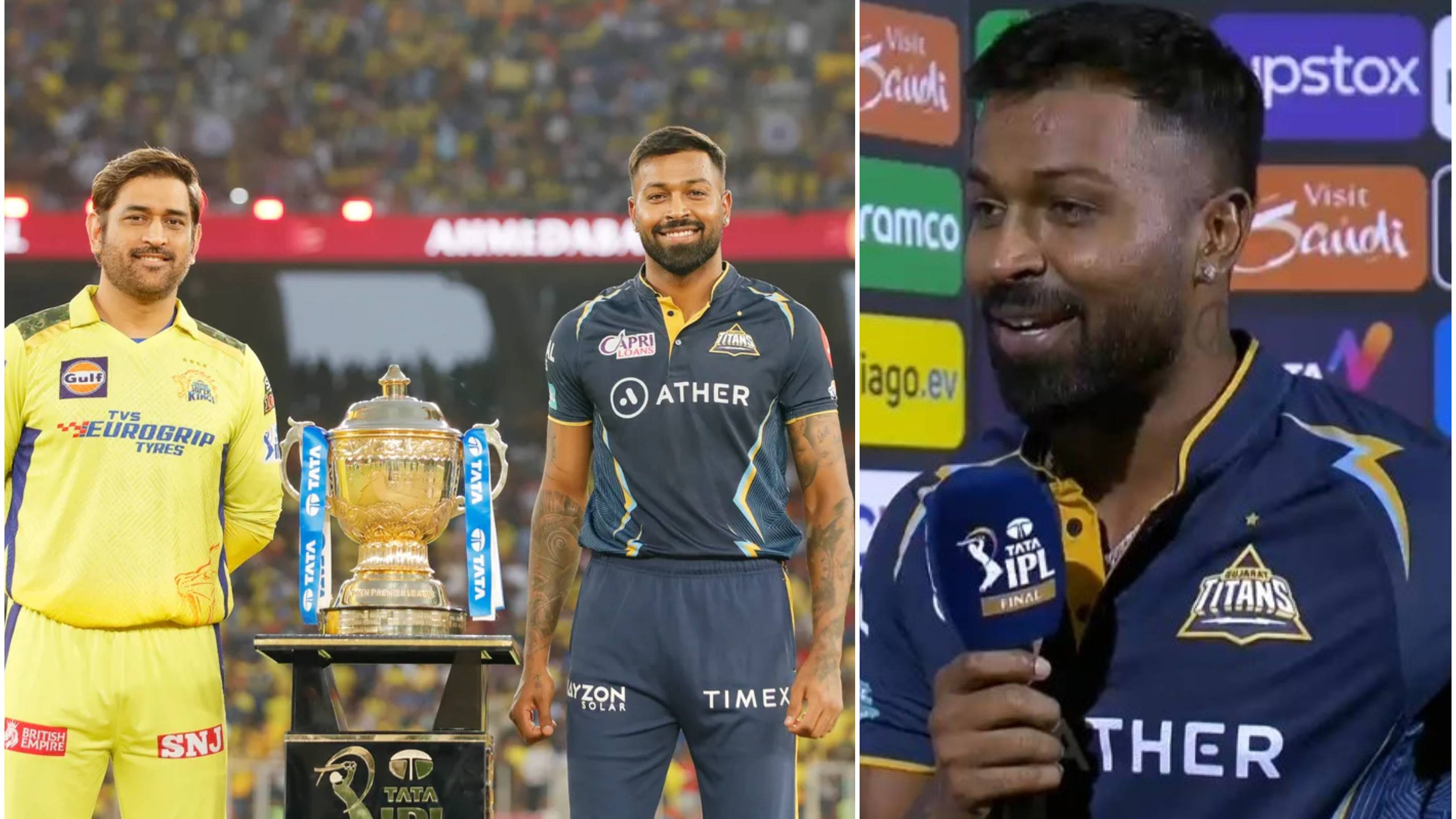 IPL 2023: “If I had to lose, I'd rather lose to Dhoni,” says Hardik Pandya after GT’s defeat against CSK in IPL 16 final