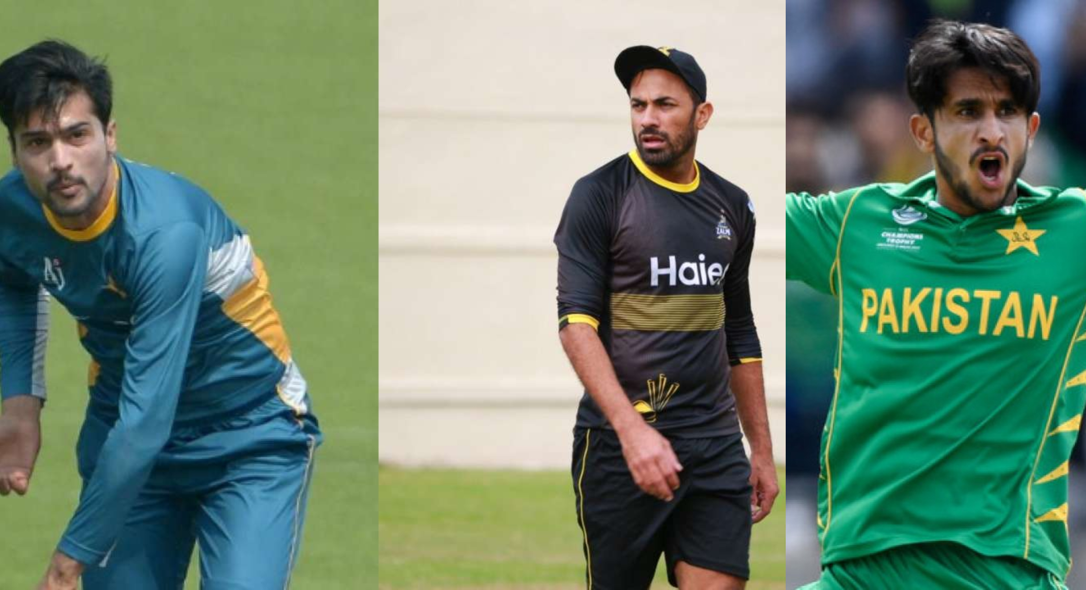 Mohammad Amir, Wahab Riaz and Hasan Ali were left out of central contract list