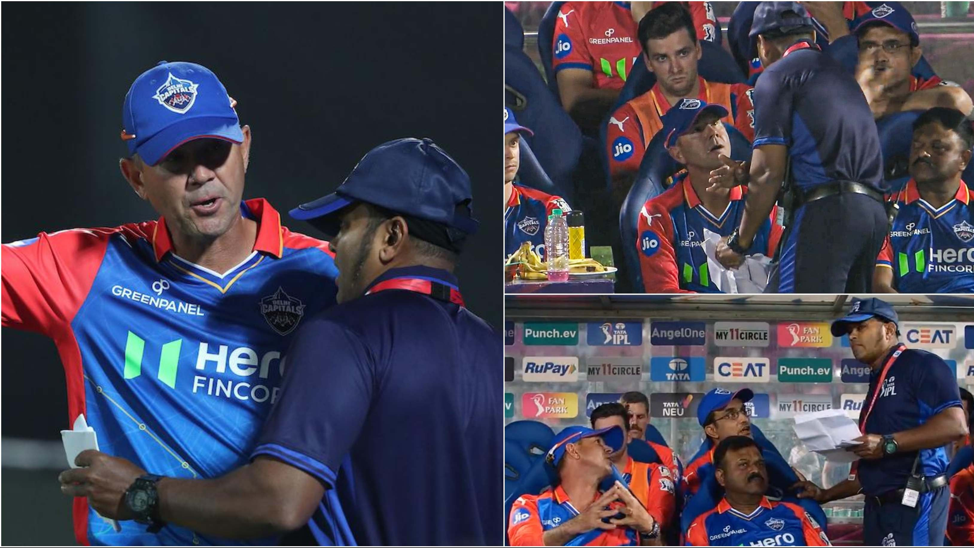 IPL 2024: DC coach Ricky Ponting argues with umpire over confusion surrounding RR’s fourth overseas player