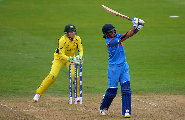 Harmanpreet Kaur made 171* with 7 sixes and 20 fours vs Australia in 2017 World Cup | Getty