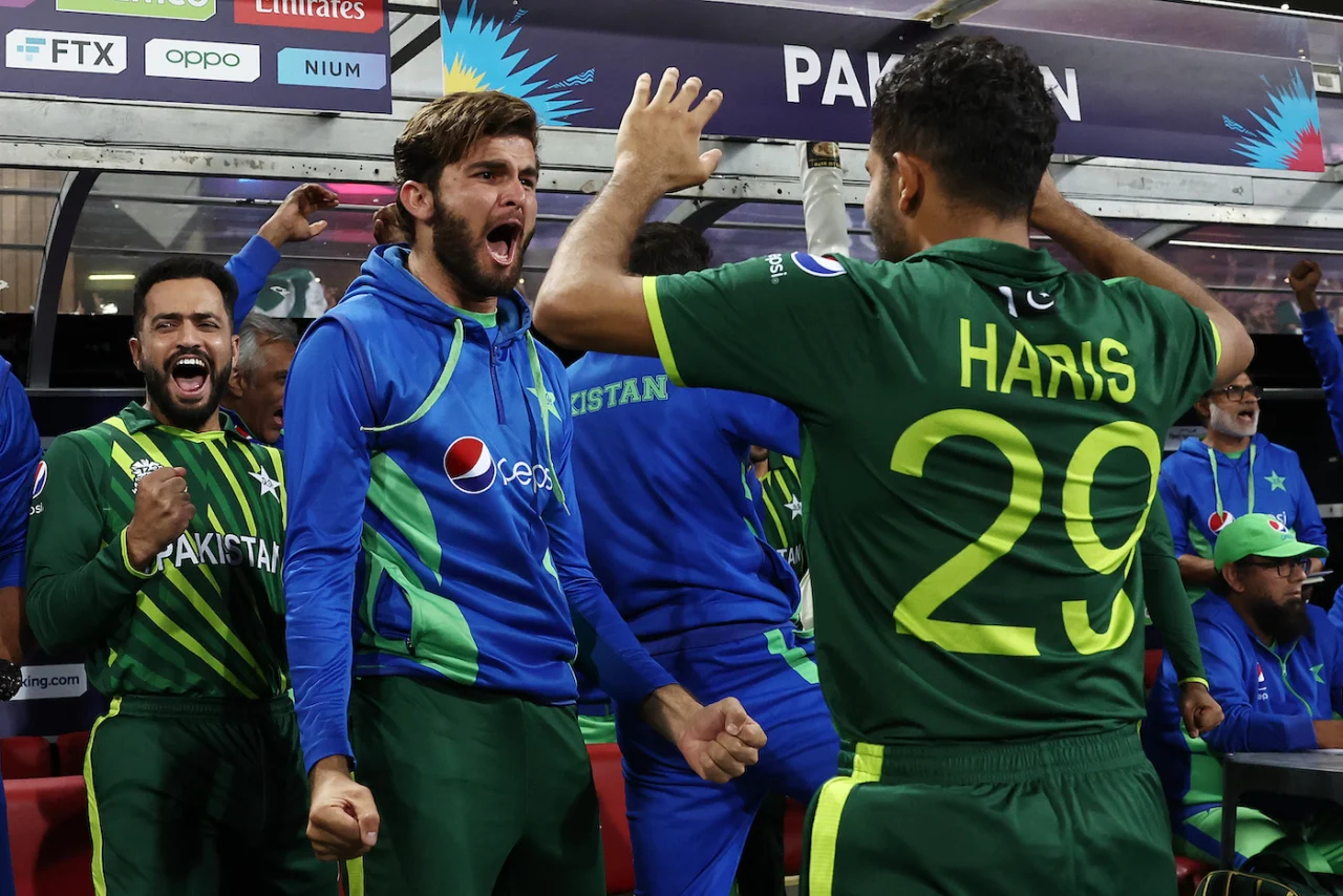 Shaheen Afridi and Pakistani team joyous over SF win | Getty