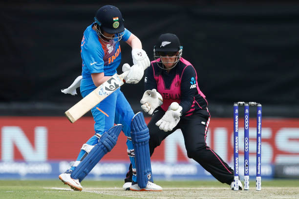 Shafali Verma scored 46 runs against New Zealand Women in T20 World Cup match. (photo - Getty)