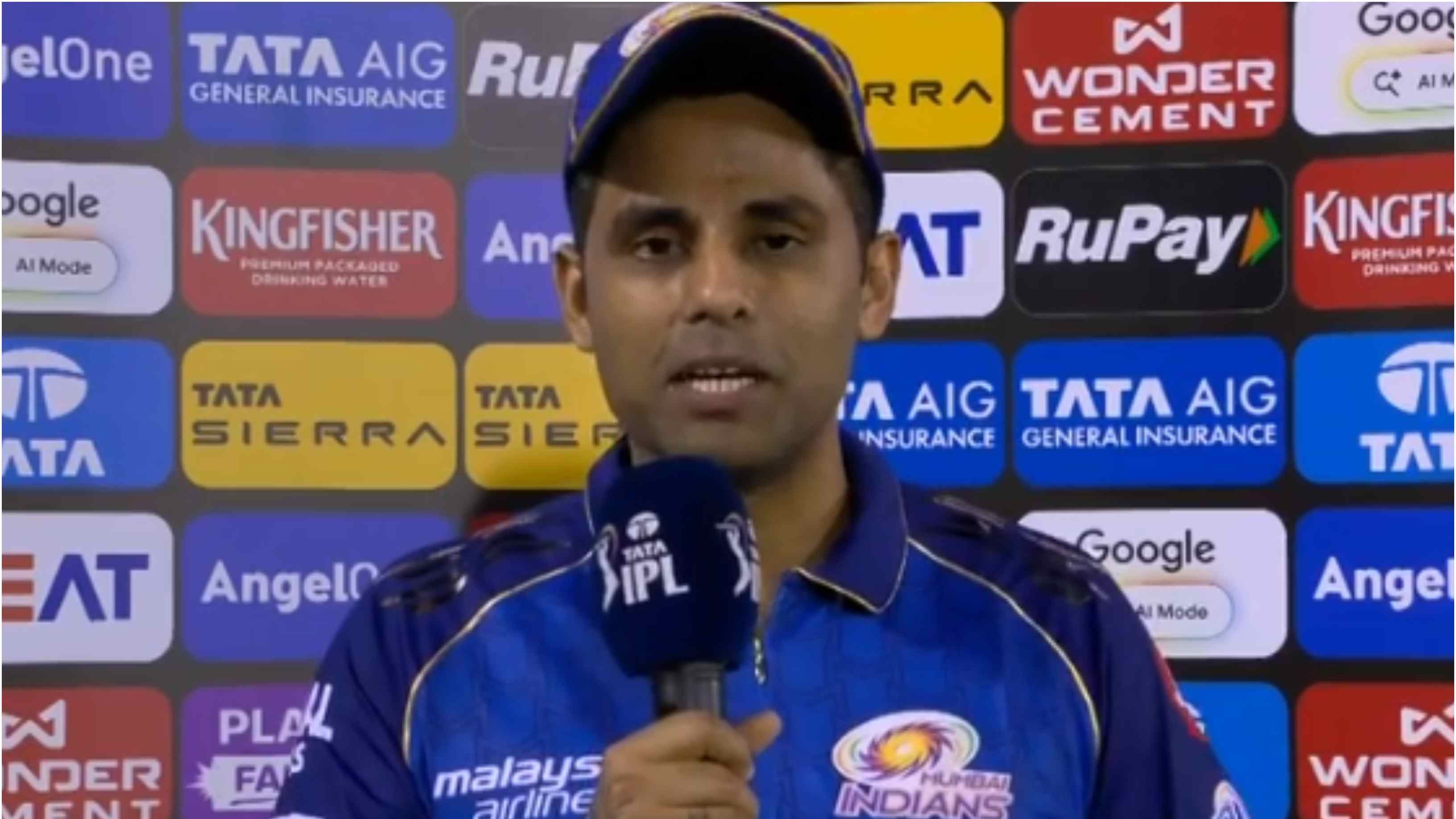 IPL 2026: “I think we were 10-15 runs short,” admits Suryakumar Yadav after MI’s narrow defeat against RCB
