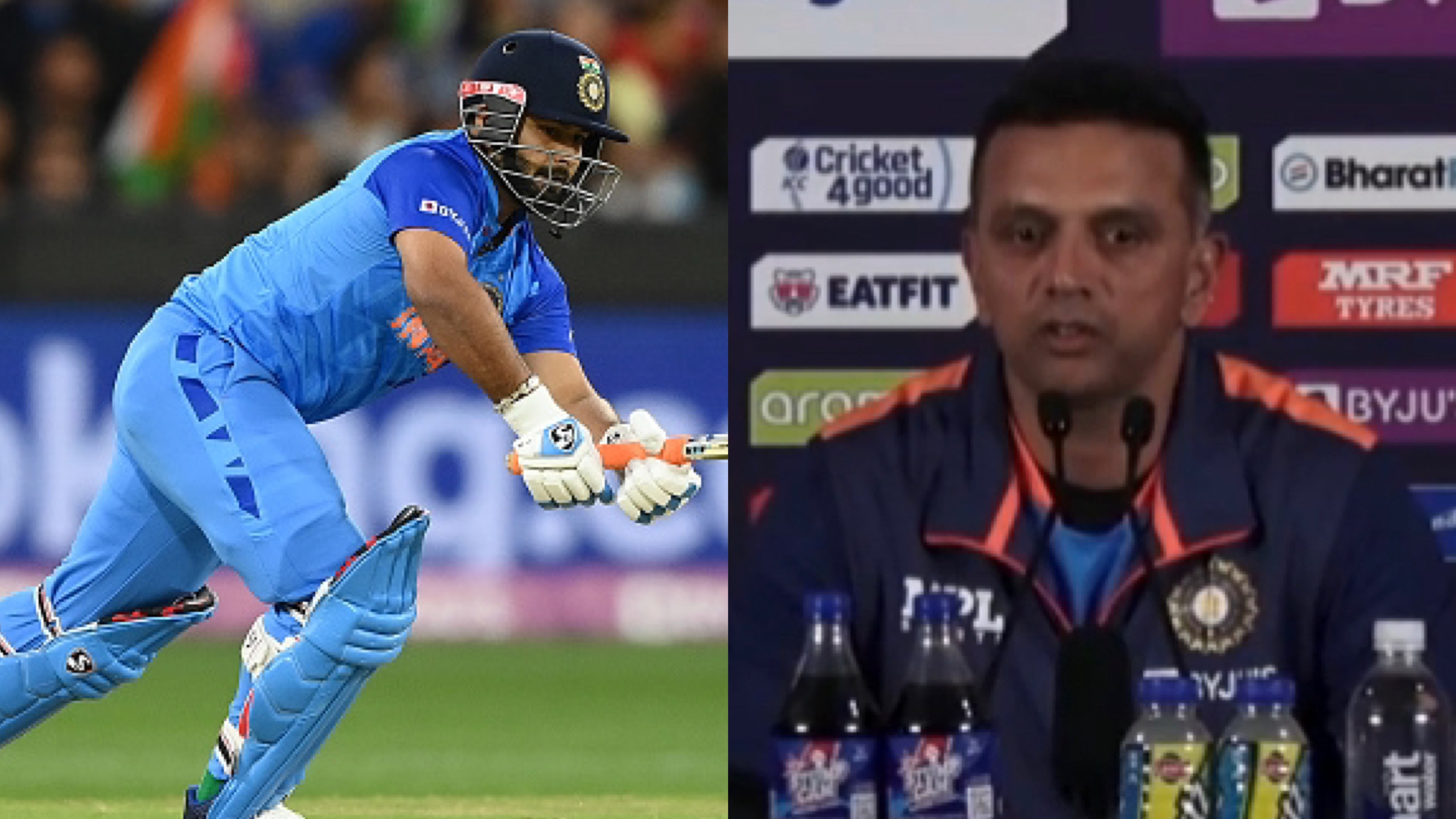 T20 World Cup 2022: “Just wanted to ensure that he also gets some game time,” - Dravid on Pant’s inclusion against Zimbabwe