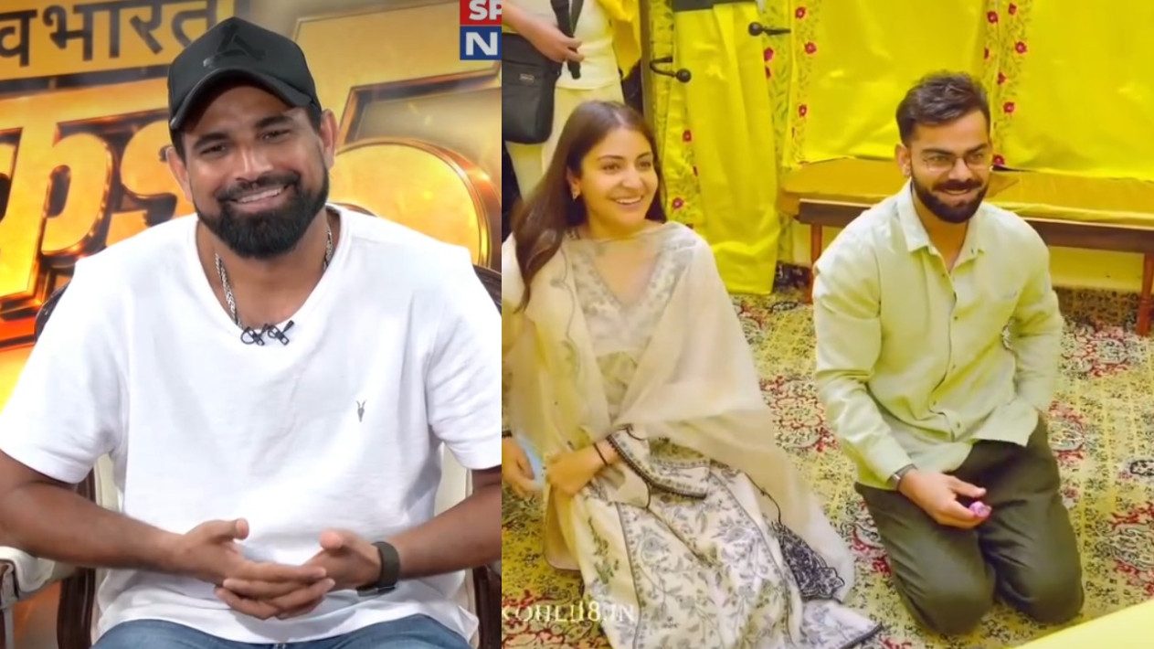 WATCH- “Kya dikkat hai?”- Mohammad Shami on Virat Kohli's spiritual awakening; frequent visits to Vrindavan with Anushka Sharma