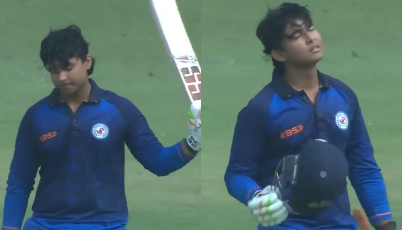 Vaibhav Sooryavanshi hammered 108* in 61 balls with 7 fours and 7 sixes | BCCI X