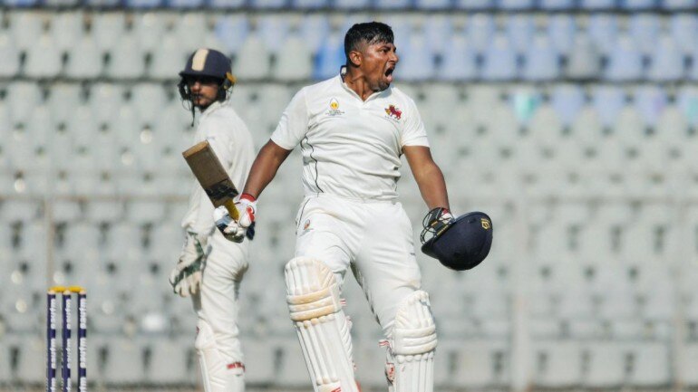 Sarfaraz Khan smashed 301* runs against Uttar Pradesh in Ranji Trophy. (photo - PTI)