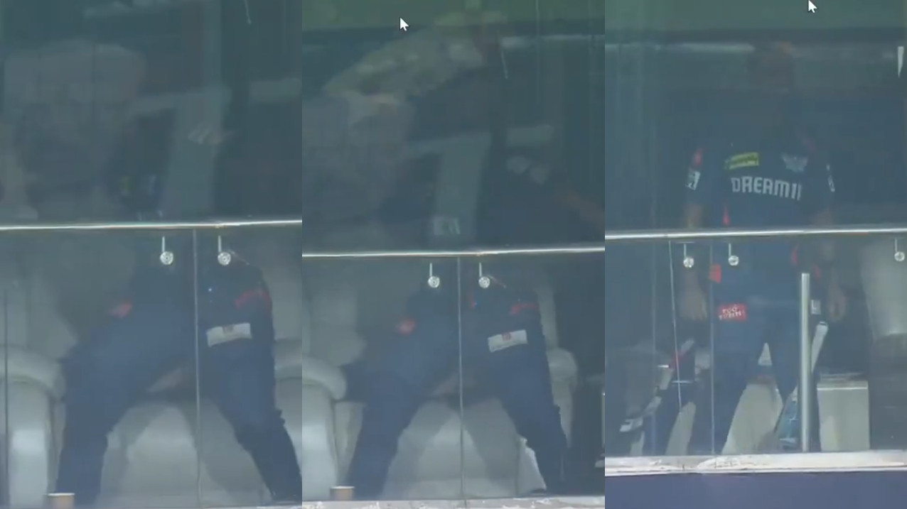 IPL 2025: WATCH- Nicholas Pooran’s angry reaction in dressing room after run out in LSG v SRH game