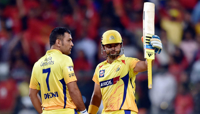 Suresh Raina and MS Dhoni | IANS