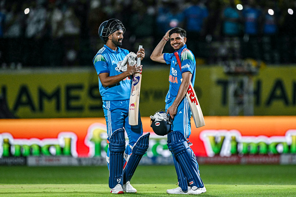 Shubman Gill and KL Rahul | Getty