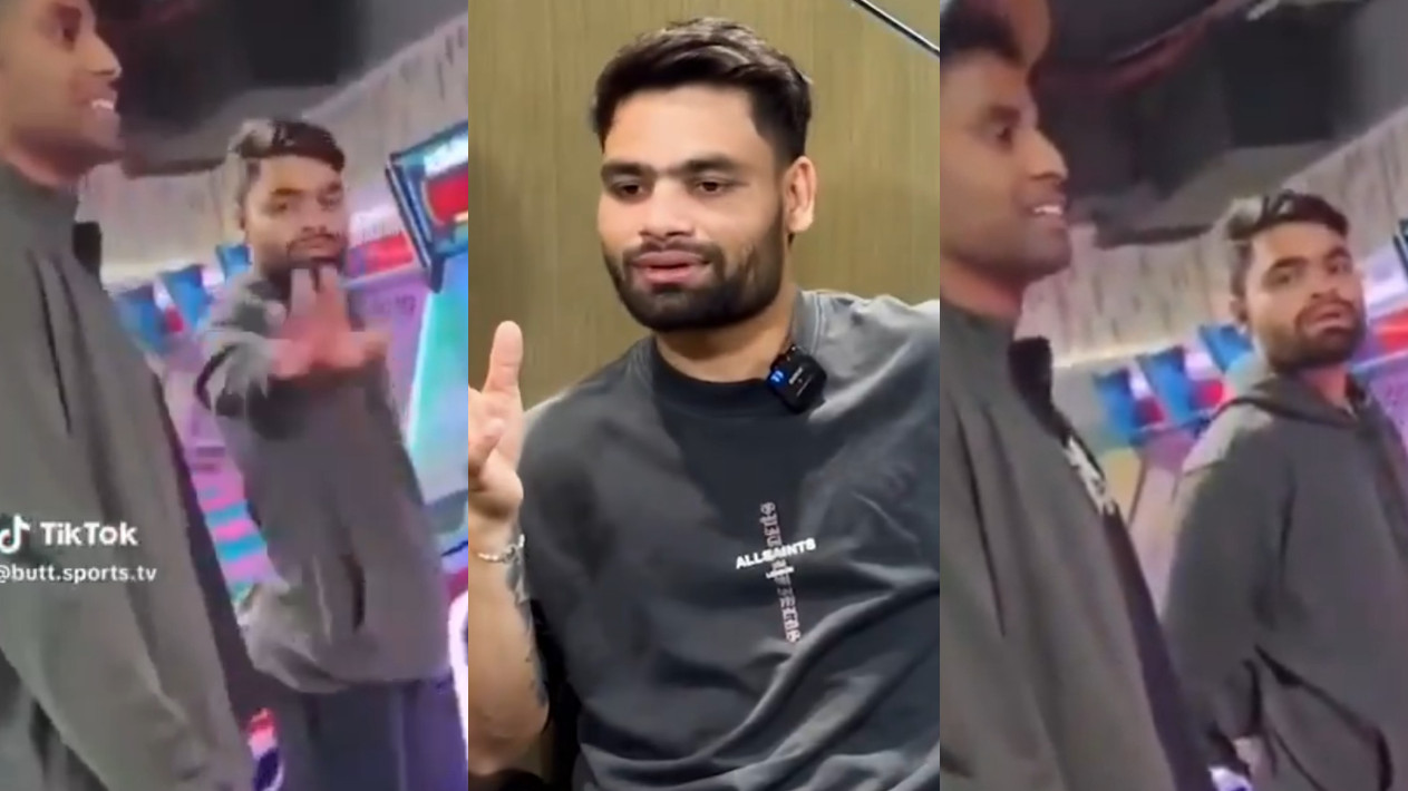 WATCH- “I was really angry”- Rinku Singh on Pakistani fan trying to get a reaction from Suryakumar Yadav