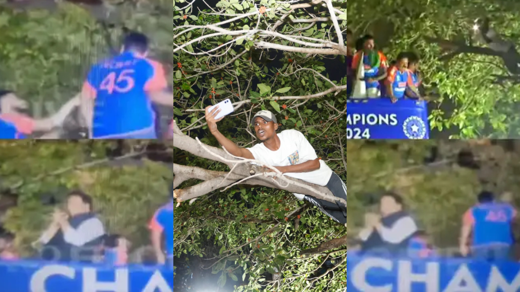 WATCH- Virat Kohli tells Rohit Sharma about fan perched on tree to click photos; Rohit asks fan to climb down