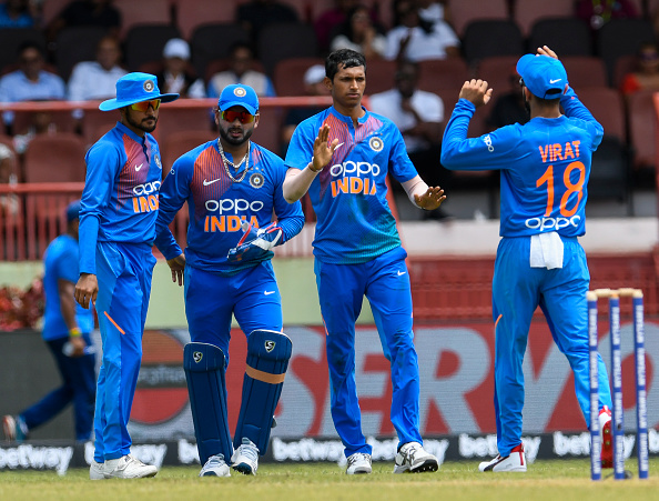 India's inexperienced bowling attack did really well during the West Indies tour last month | Getty