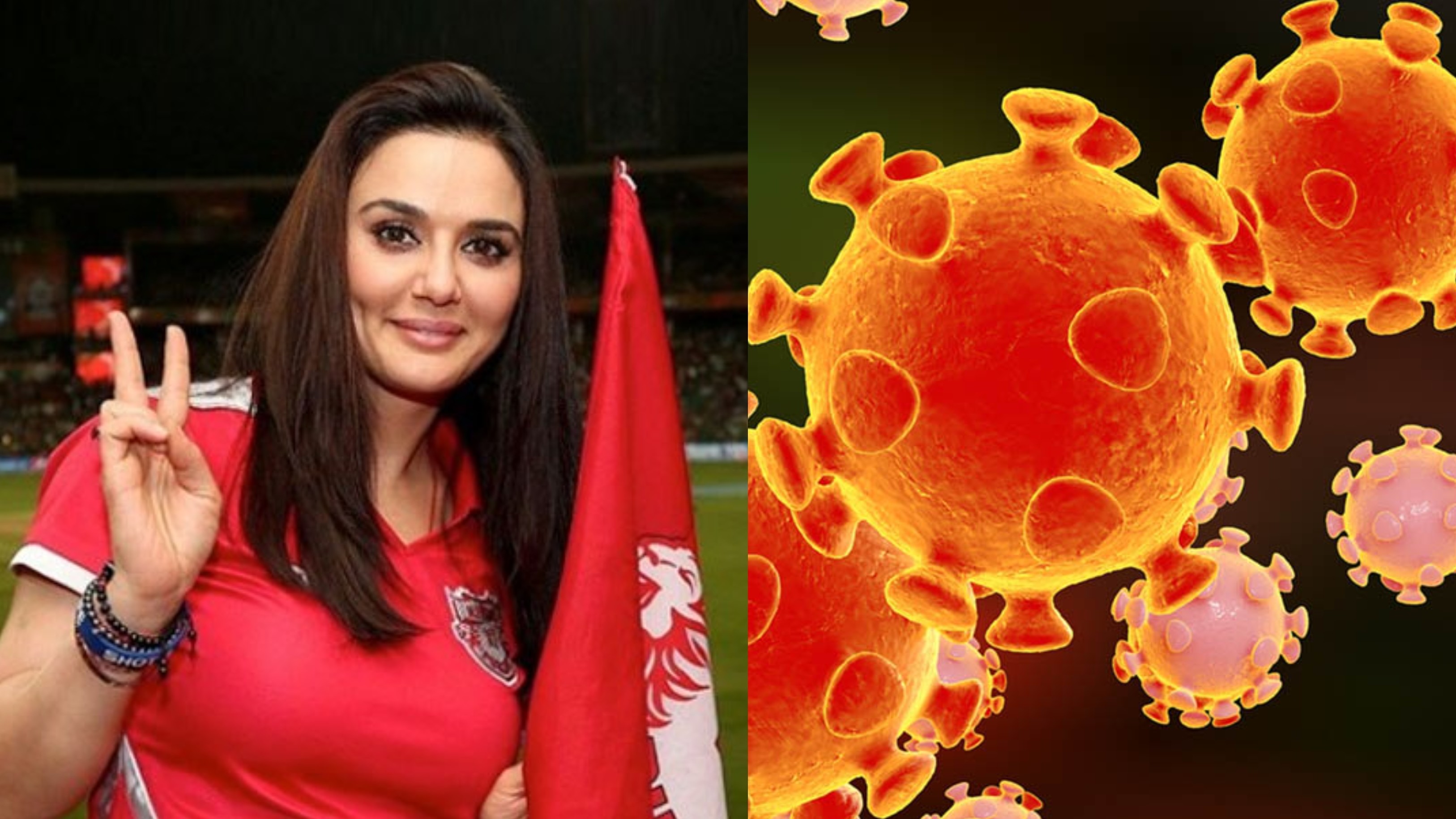 WATCH - KXIP co-owner Preity Zinta has a word of advice to fight coronavirus spread