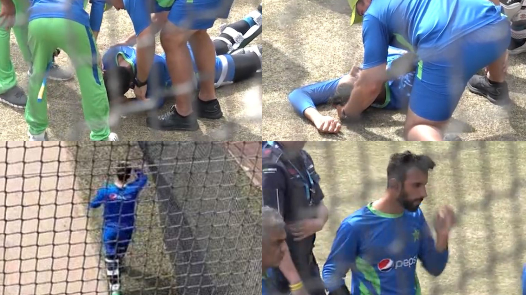 T20 World Cup 2022: WATCH- Pakistan’s Shan Masood stunned after blow to head; taken to hospital for scans