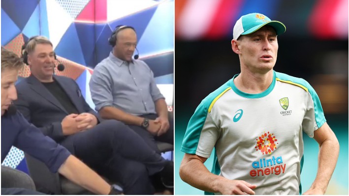 Shane Warne and Andrew Symonds mock Marnus Labuschagne; broadcaster issues apology