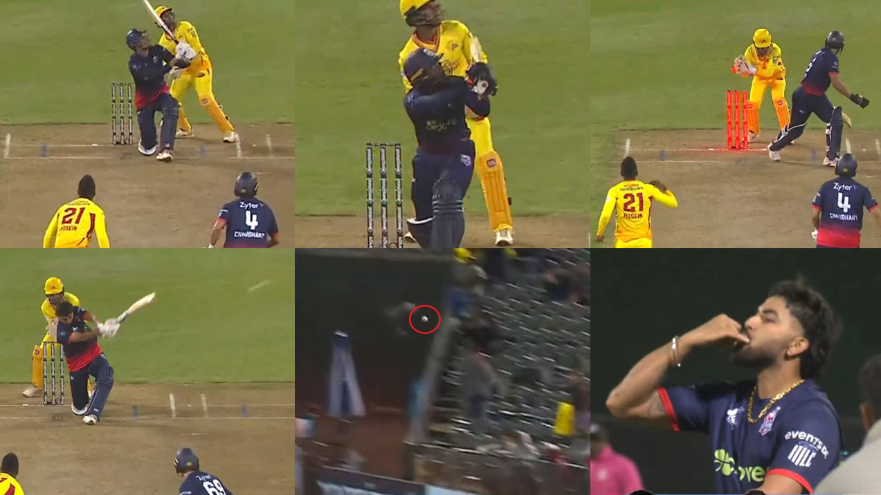 MLC 2026: WATCH- Nikhil Chaudhary’s whistle celebration as his last-ball six gives WSF 1-wicket win despite Akeal Hosein's hat-trick