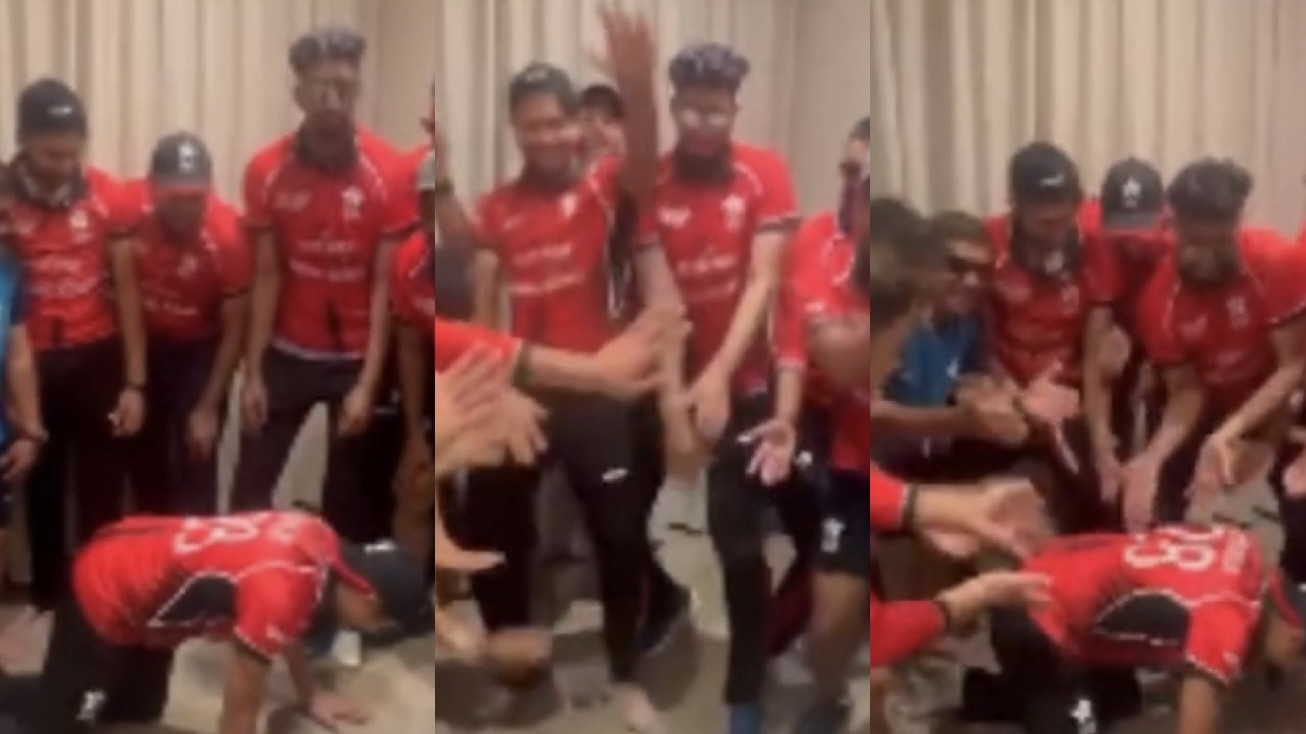 Asia Cup 2022: WATCH - Hong Kong team celebrates their qualification with viral 'Kala Chashma' trend 