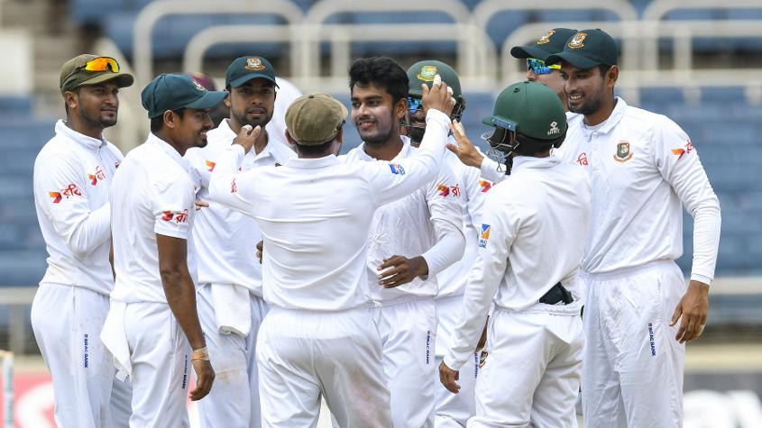 BCB named an 18-member squad for West Indies Test series