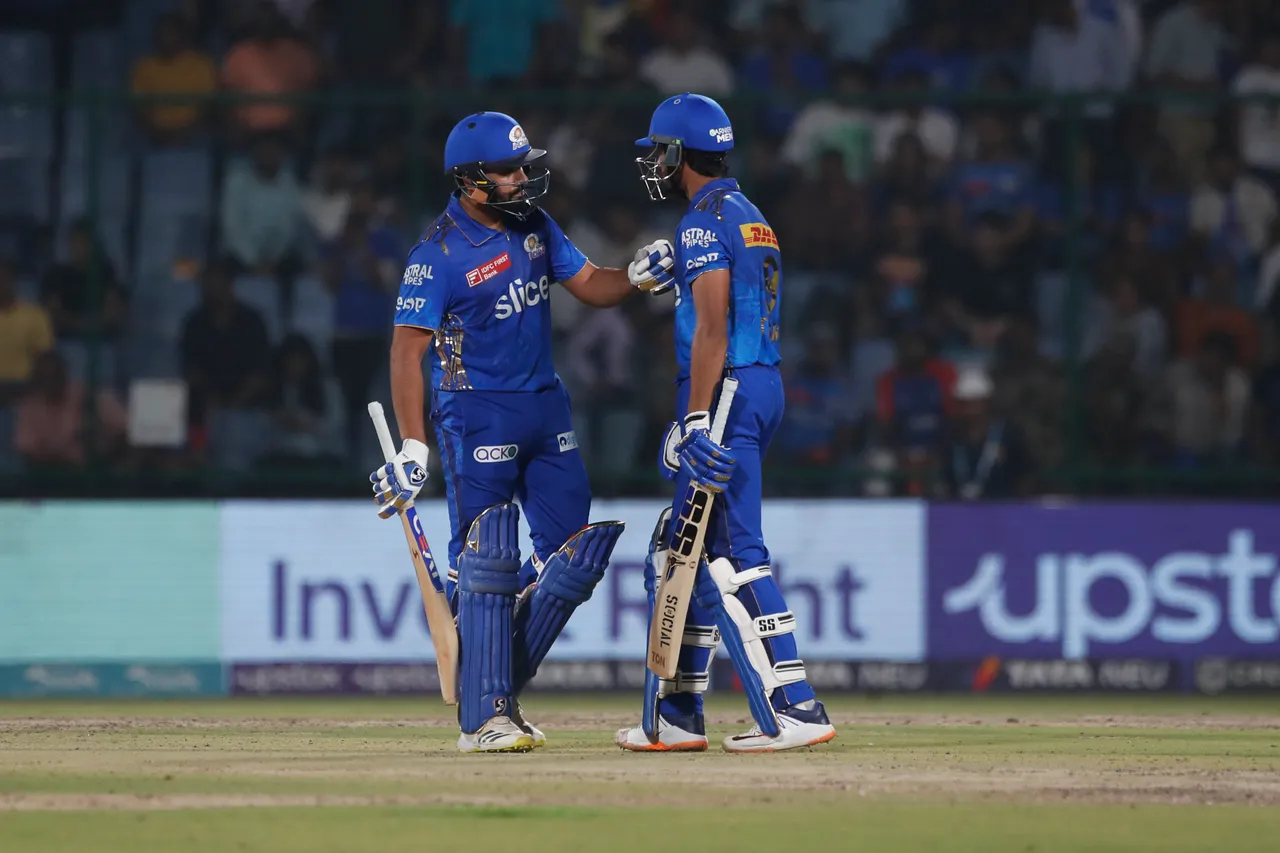 Rohit Sharma made 65 and Tilak scored 41 with the duo adding 68 runs  | BCCI-IPL
